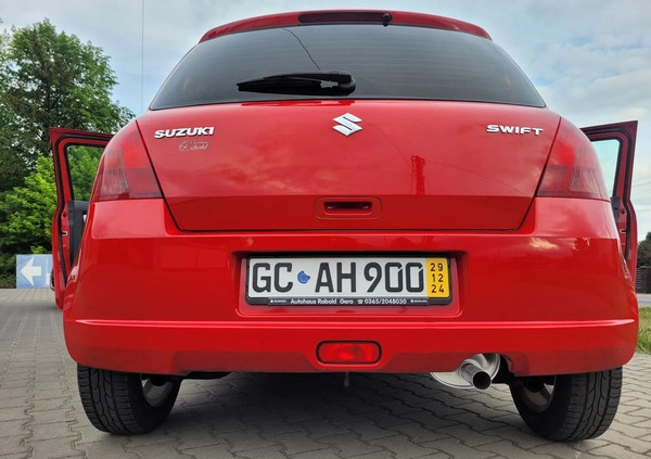 Suzuki Swift cena 14800 przebieg: 87000, rok produkcji 2006 z Poręba małe 277